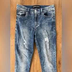 NWOT Express Acid Wash High Rise Stretchy Jeans